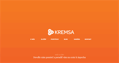 Desktop Screenshot of kremsa.sk